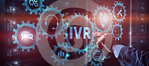 Interactive voice response IVR DTMF Telecommunication concept