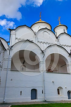 Intercession cathedral of Intercession Pokrovsky convent in Suzdal, Russia