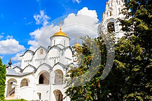 Intercession cathedral of Intercession Pokrovsky convent in Suzdal, Russia