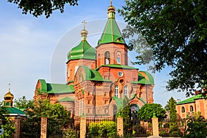 Intercession church in Kamiani Potoky village near Kremenchug, Ukraine