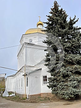 Intercession Pokrovskaya Church in Ufa, built in 1817. Republic of Bashkortostan