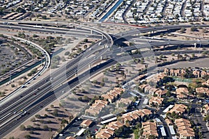 Interchange of Interstate 10 and U.S. Route 60