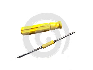 Interchangeable shaft and handle of screwdriver