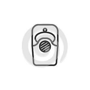 Intercom line icon