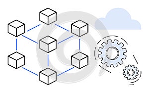 Blockchain Network Integration with Cloud Computing and Automation Gears