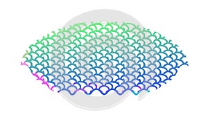 Interconnected Brain Network Neural Design, vector design Generative AI