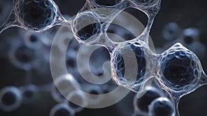 interconnected cells abstract biology