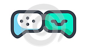 Interconnected Chat Bubbles Icon: Online Communication, vector design Generative AI