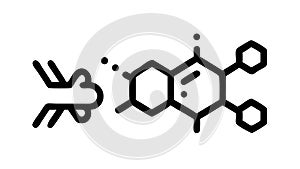 Interconnected Chemical Bonds: Molecular Structure Science, vector design Generative AI