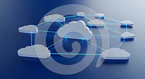 Interconnected cloud servers forming a global network infrastructure