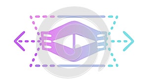 Interconnected Data Nodes. Digital Network System, vector design Generative AI