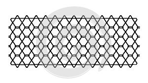 Interconnected Diamond Mesh Pattern Vector Background Design, vector design Generative AI
