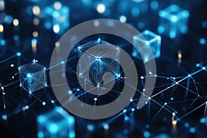 Interconnected Digital Cubes, A Visual Representation of Networked Data