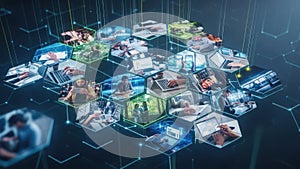 Interconnected digital network