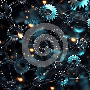 Interconnected Gears: A Technological Symphony