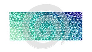 Interconnected geometric abstract background, dynamic network pattern, vector design Generative AI
