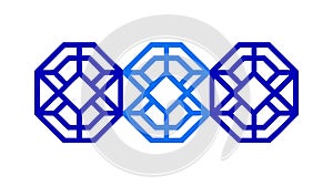 Interconnected Hexagonal Structure, Modern Geometric Design, vector design Generative AI