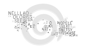 Interconnected Lines Abstract Icon, Digital Network Flow, vector design Generative AI