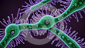 Interconnected Microscopic Cells