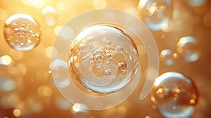 Interconnected Molecular Bubbles