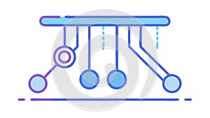 Interconnected Network Digital Pathways, Modern Technology, vector design Generative AI