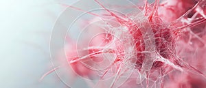 Interconnected Network Nodes, Digital Brain Connections. Deep Learning, Abstract Structure. Neural Networks Concept. Data