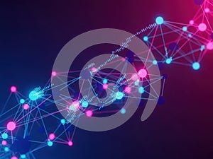 Interconnected network of nodes
