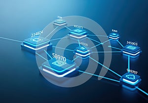 Interconnected servers in a digital network infrastructure system