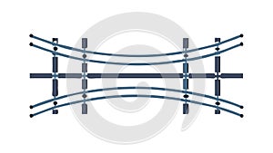 Interconnected X-Pattern Grid: Abstract Geometric Mesh Design, vector design Generative AI