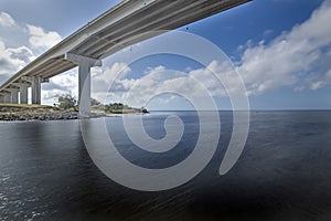 Intercostal waterway at Port St. Joe Bridge