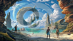 Interdimensional Beachscape