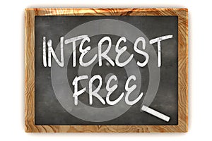 Interest Free Blackboard