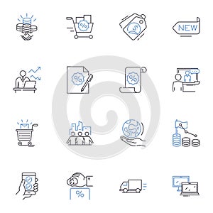 Interest line icons collection. Passion, Curiosity, Fascination, Intrigue, Enthusiasm, Inquisitiveness, Zeal vector and