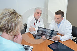 interested therapeutics arguing x-ray during meeting