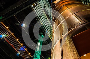 Interesting architecture in the Powerplant, Baltimore, Maryland.