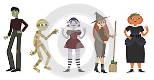 Interesting characters for a Halloween party