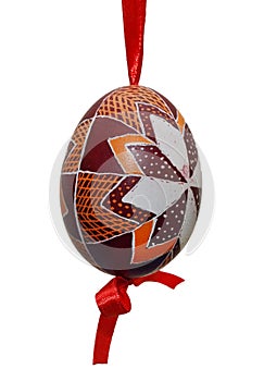 Interesting decoration of Easter eggs