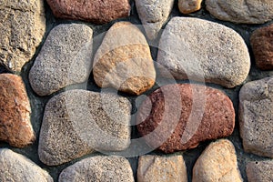 Interesting pattern of stone wall