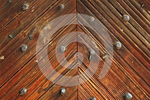 Interesting pattern on wood door