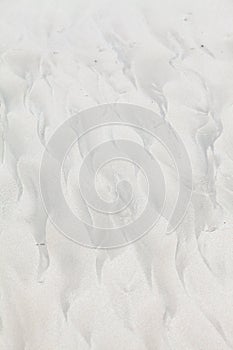 Interesting patterns on the beach sand