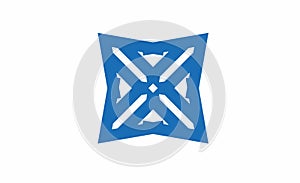 Interesting vector illustration of a square