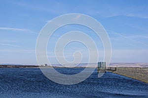 Deer Hill Reservoir near Meltham, West Yorkshire, England