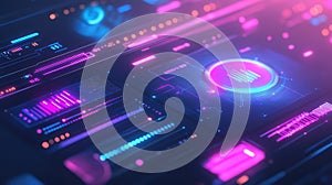 interface absorbing holographic UI