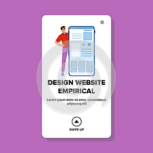 interface design website empirical vector