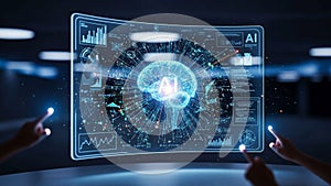 Interface displays various data elements such as graphs diagrams and