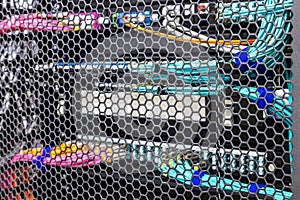 Interface of the fiber-optic connector. Fiber-optic channel switch