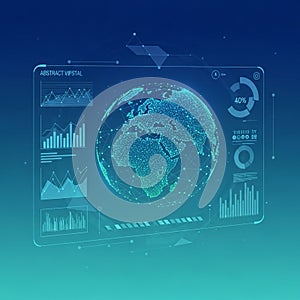 The interface suggests a focus on global data analysis and technological