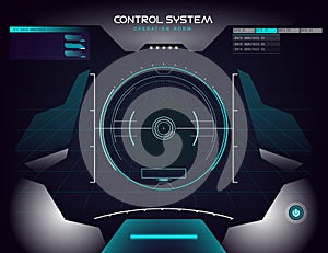 Interface UI design graphic illustration HUD