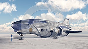 Intergalactic cargo ship