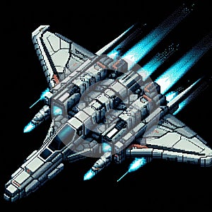 Intergalactic Pixel Battleship